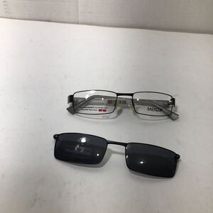 New Easyclip EC170 Black Eyeglasses Frames 54-19-140